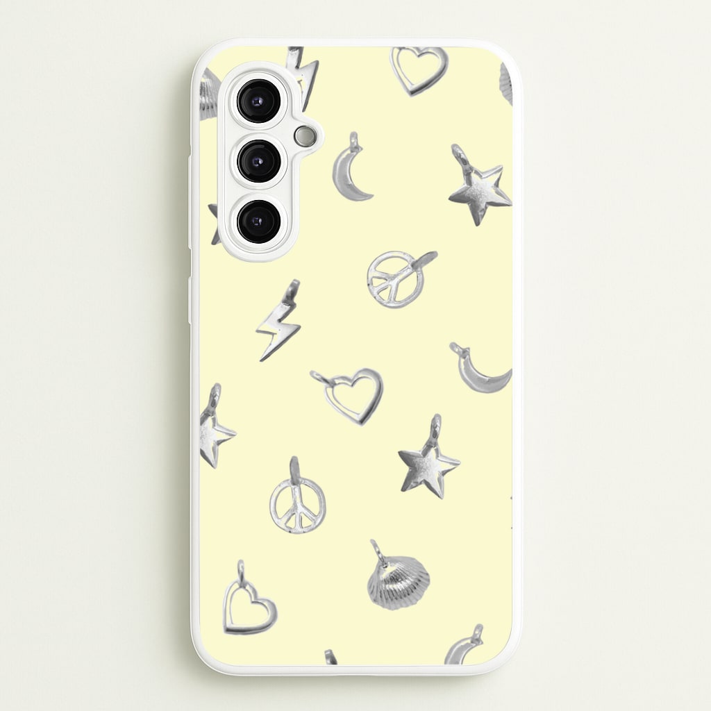 Bracelet Charms Pattern - Clean Girl Aesthetic Phone Case for Galaxy A14