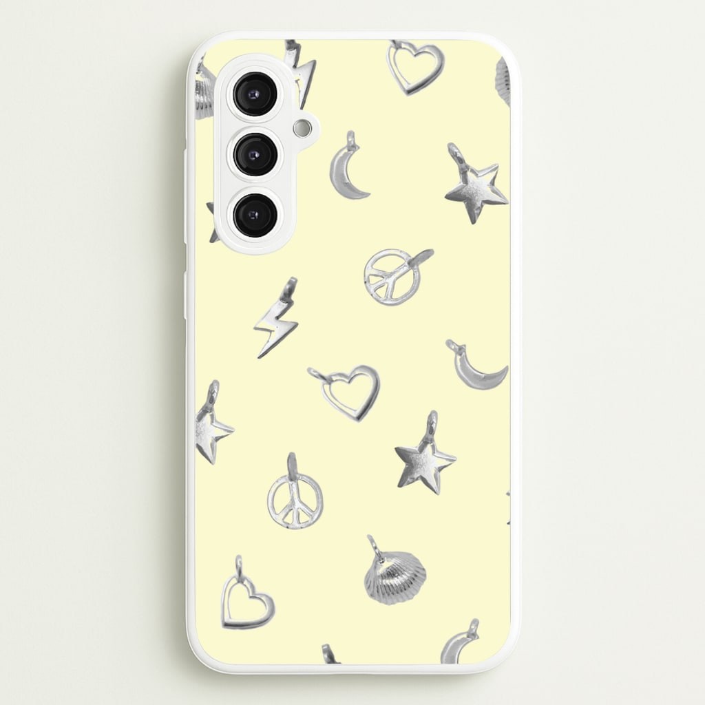 Bracelet Charms Pattern - Clean Girl Aesthetic Phone Case for Galaxy S23FE