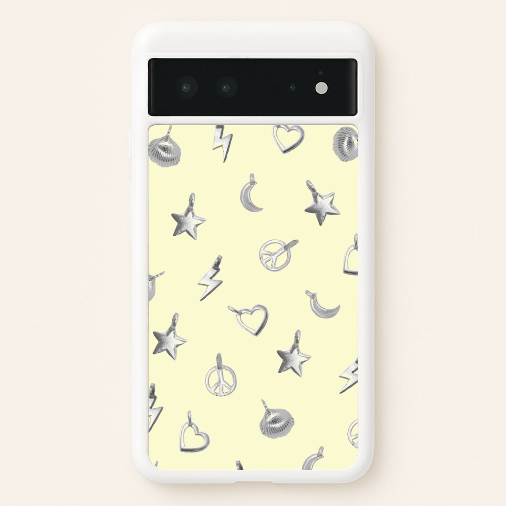 Bracelet Charms Pattern - Clean Girl Aesthetic Phone Case for Google Pixel 6