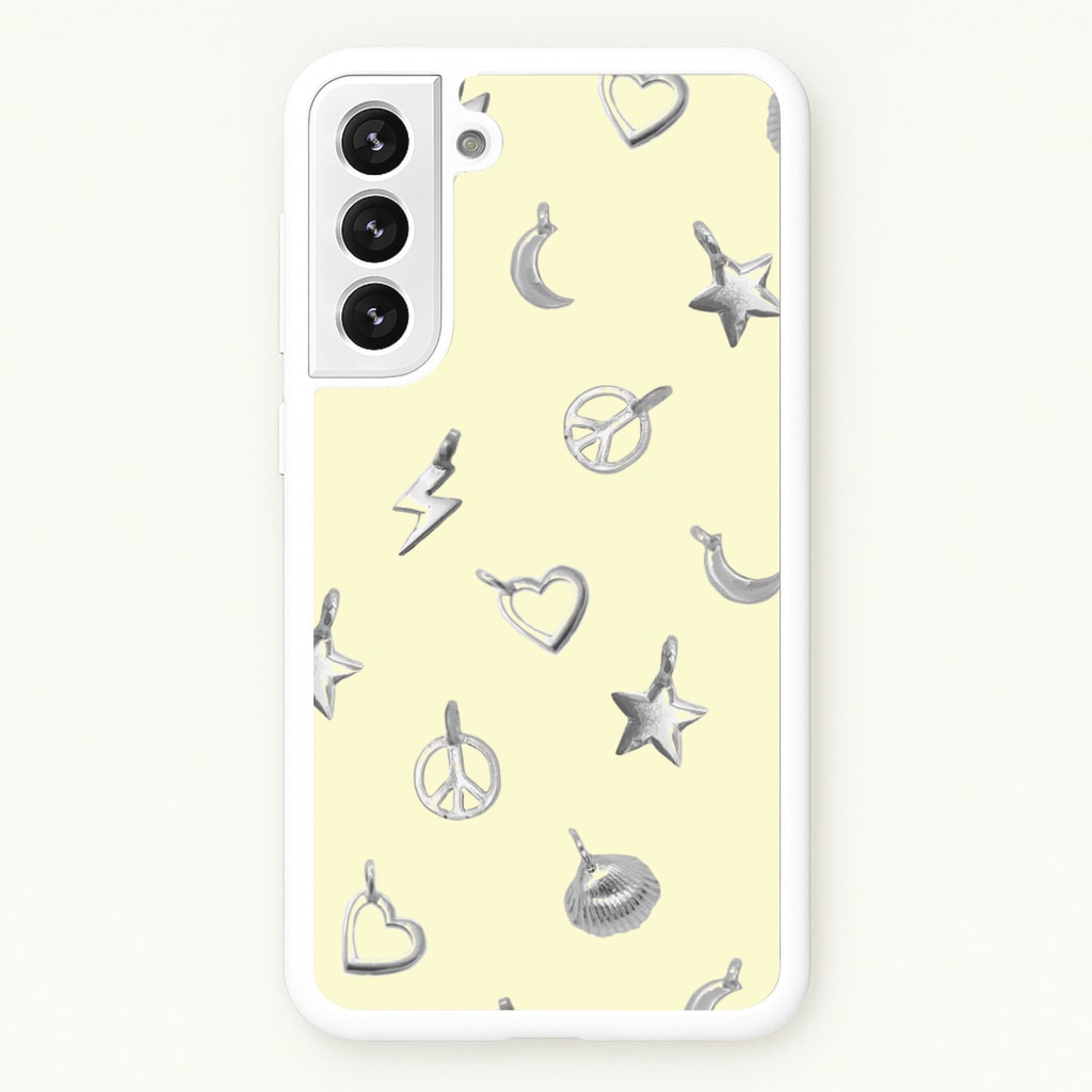 Bracelet Charms Pattern - Clean Girl Aesthetic Phone Case for Galaxy S21