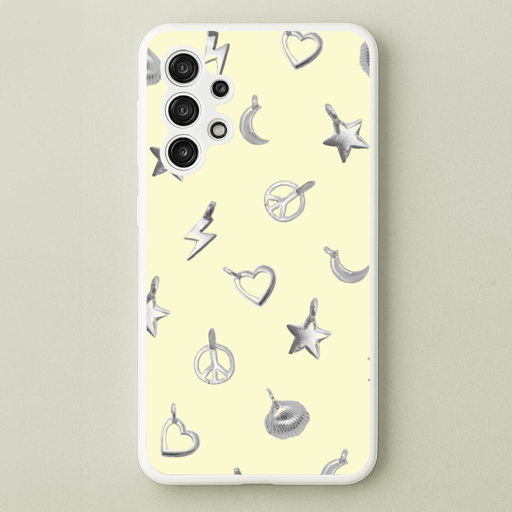 Bracelet Charms Pattern - Clean Girl Aesthetic Phone Case for Galaxy A13