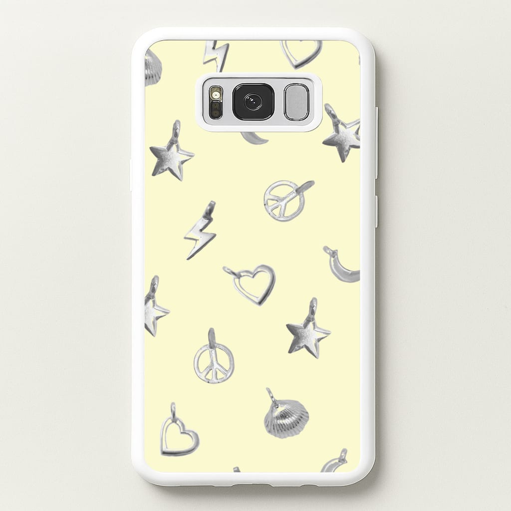 Bracelet Charms Pattern - Clean Girl Aesthetic Phone Case for Galaxy S8