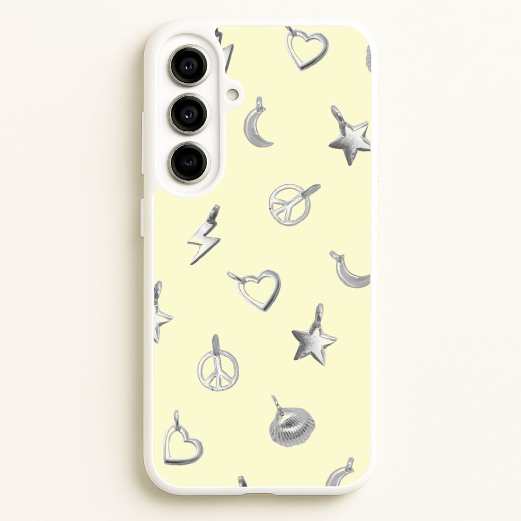 Bracelet Charms Pattern - Clean Girl Aesthetic Phone Case for Galaxy A56