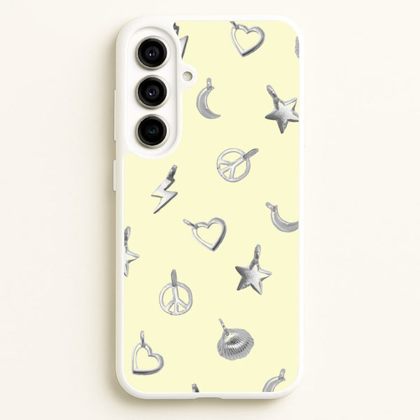 Bracelet Charms Pattern - Clean Girl Aesthetic Phone Case for Galaxy A56