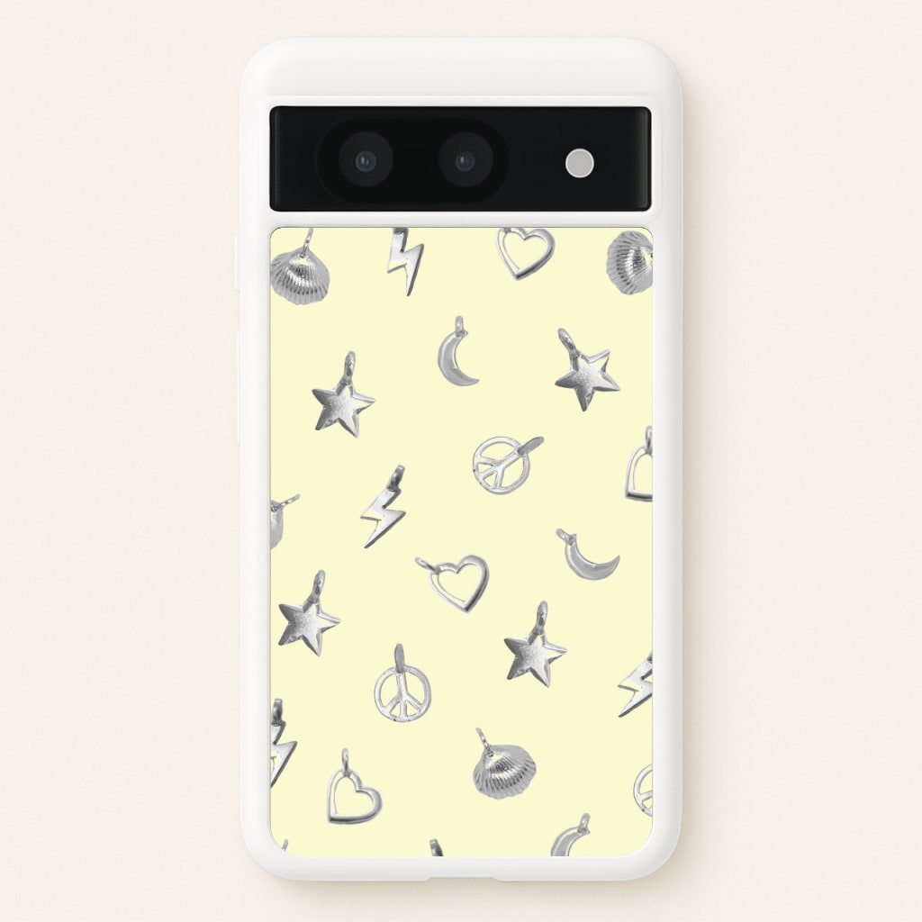 Bracelet Charms Pattern - Clean Girl Aesthetic Phone Case for Google Pixel 8a