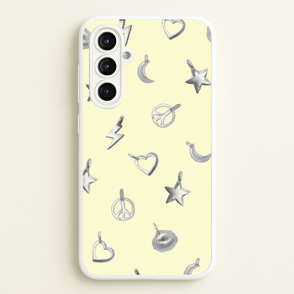 Bracelet Charms Pattern - Clean Girl Aesthetic Phone Case for Galaxy A16