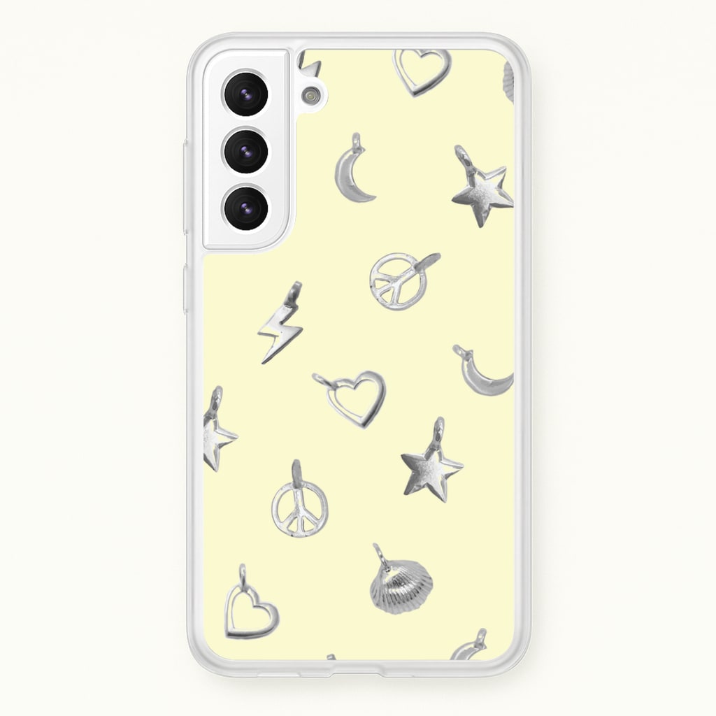 Bracelet Charms Pattern - Clean Girl Aesthetic Phone Case for Galaxy S22 Plus