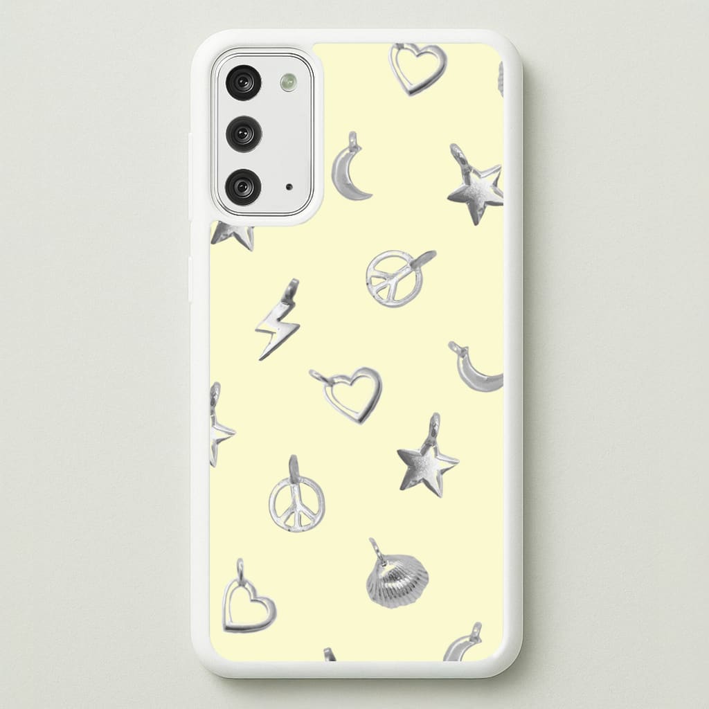 Bracelet Charms Pattern - Clean Girl Aesthetic Phone Case for Galaxy Note 20