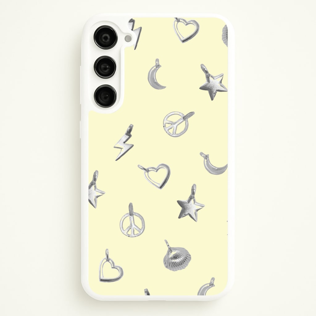 Bracelet Charms Pattern - Clean Girl Aesthetic Phone Case for Galaxy S23