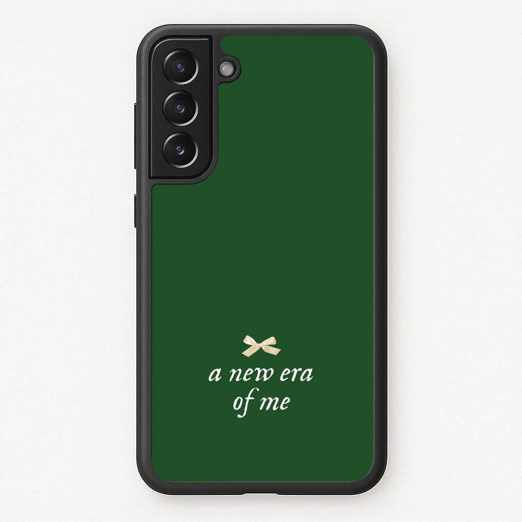 Coquette A New Era Of Me Green - Clean Girl Aesthetic Phone Case for Galaxy S22
