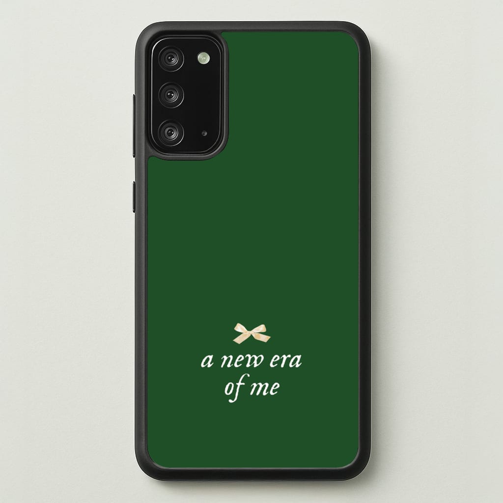 Coquette A New Era Of Me Green - Clean Girl Aesthetic Phone Case for Galaxy Note 20