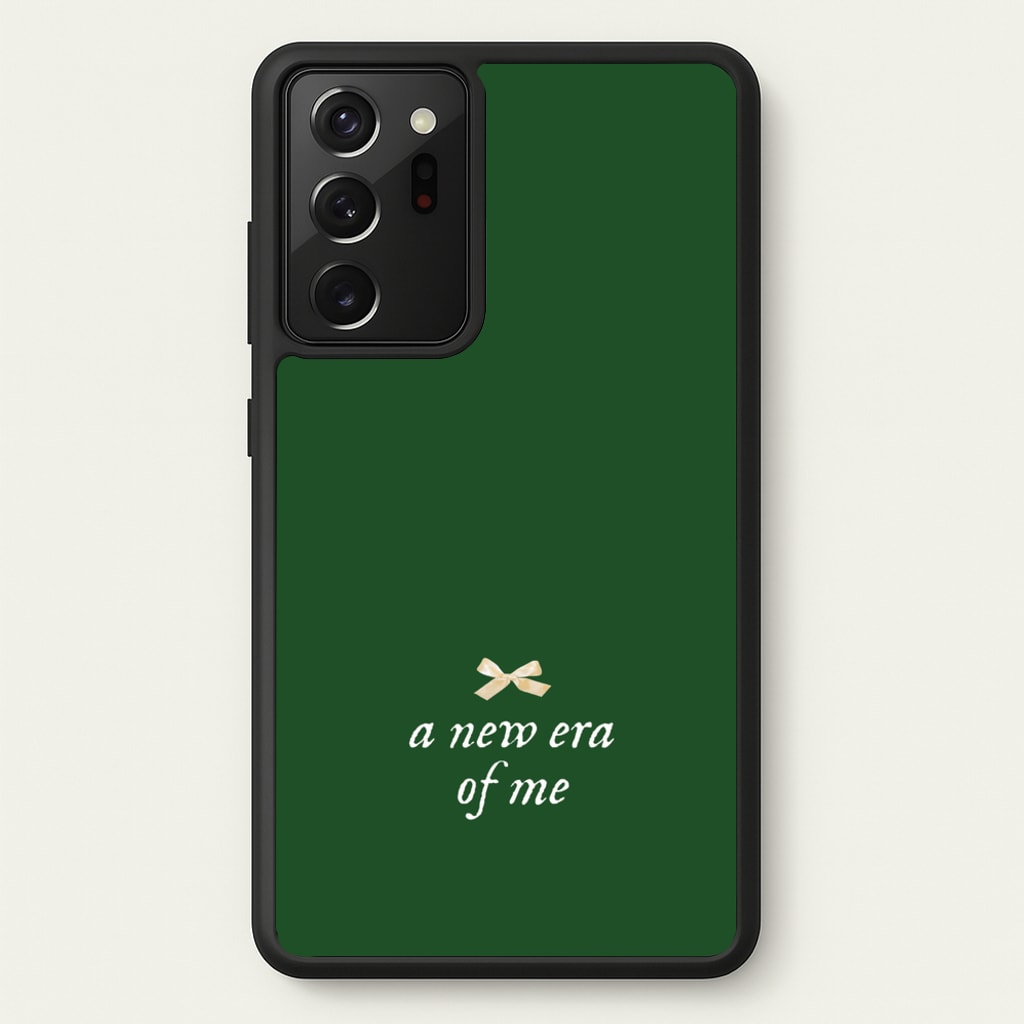 Coquette A New Era Of Me Green - Clean Girl Aesthetic Phone Case for Galaxy Note 20 Ultra