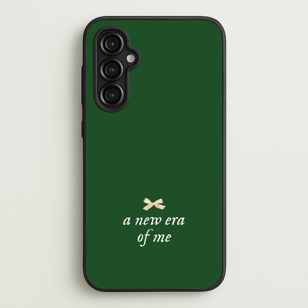 Coquette A New Era Of Me Green - Clean Girl Aesthetic Phone Case for Galaxy A14