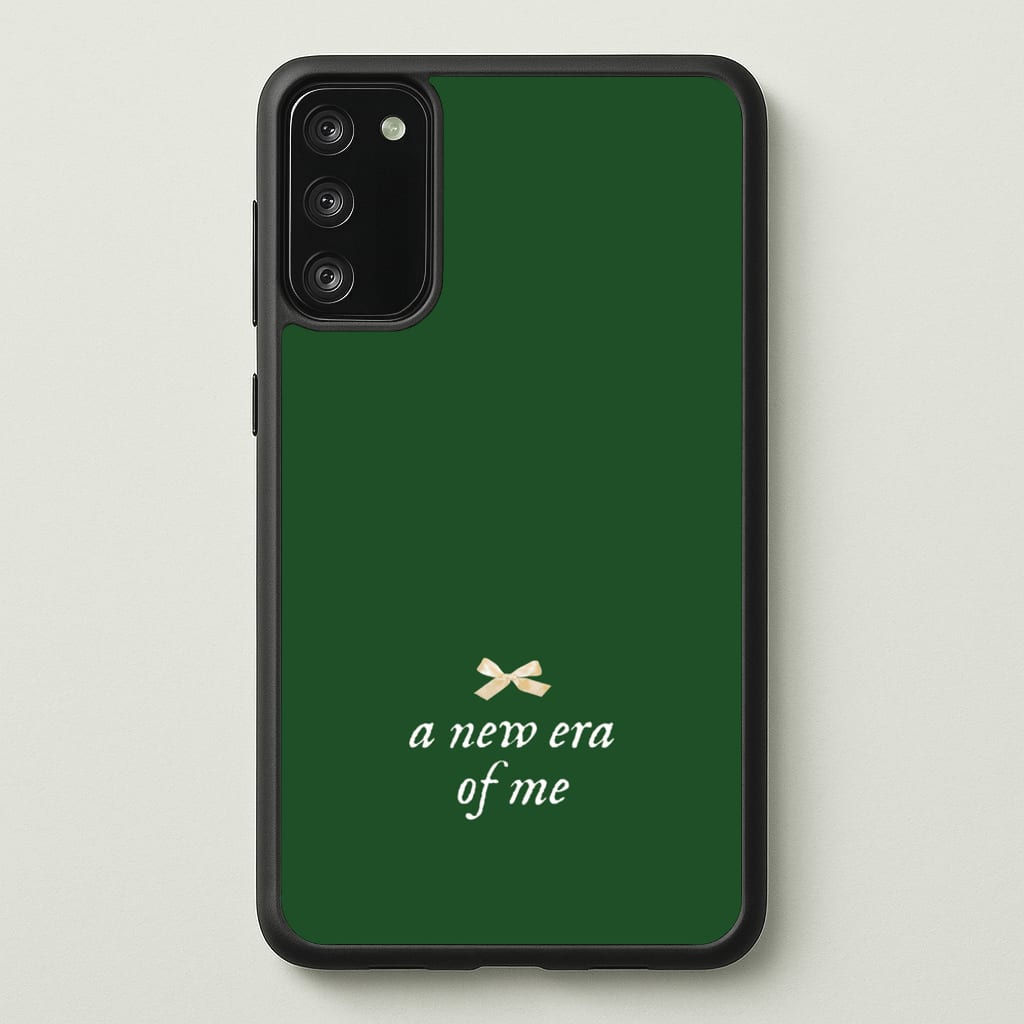 Coquette A New Era Of Me Green - Clean Girl Aesthetic Phone Case for Galaxy S20FE