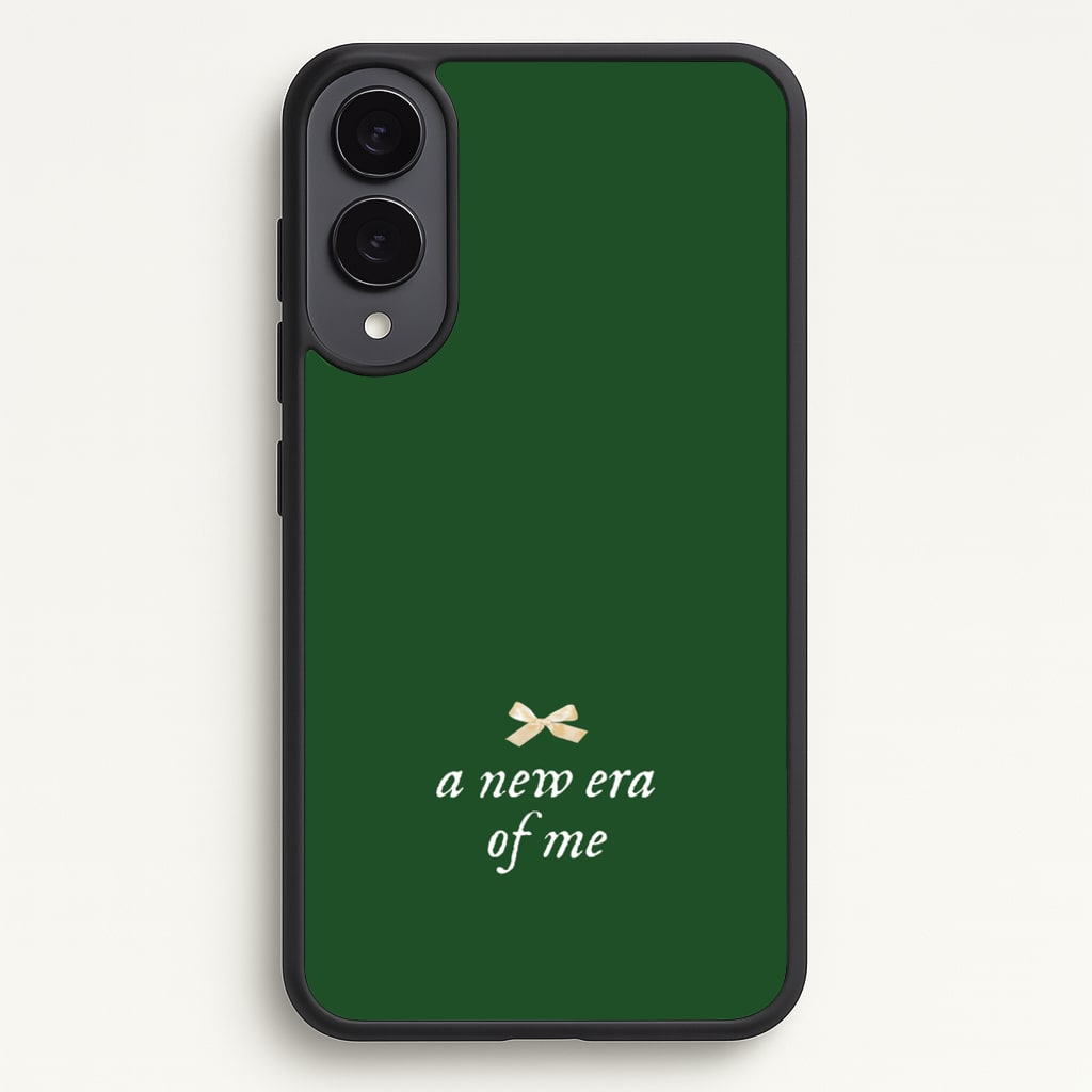 Coquette A New Era Of Me Green - Clean Girl Aesthetic Phone Case for Galaxy S25 Edge