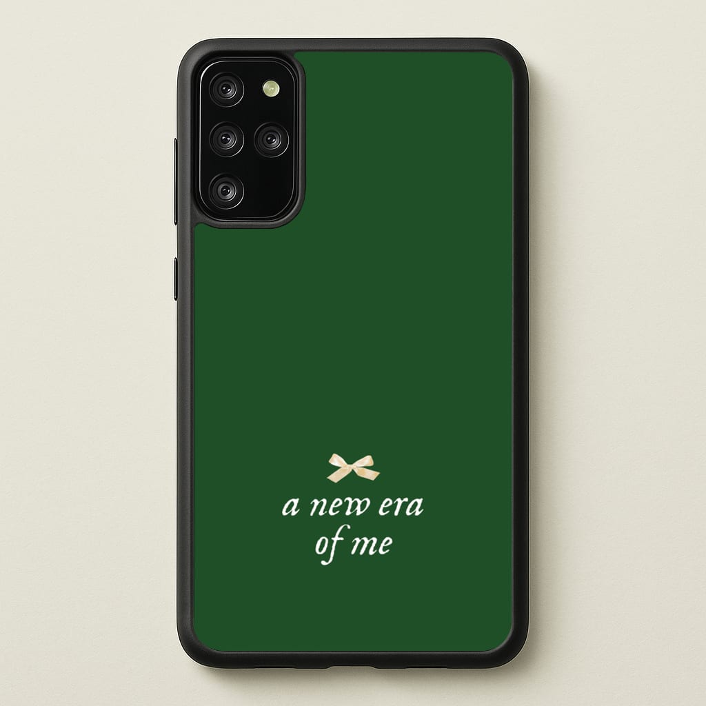 Coquette A New Era Of Me Green - Clean Girl Aesthetic Phone Case for Galaxy S20 Plus