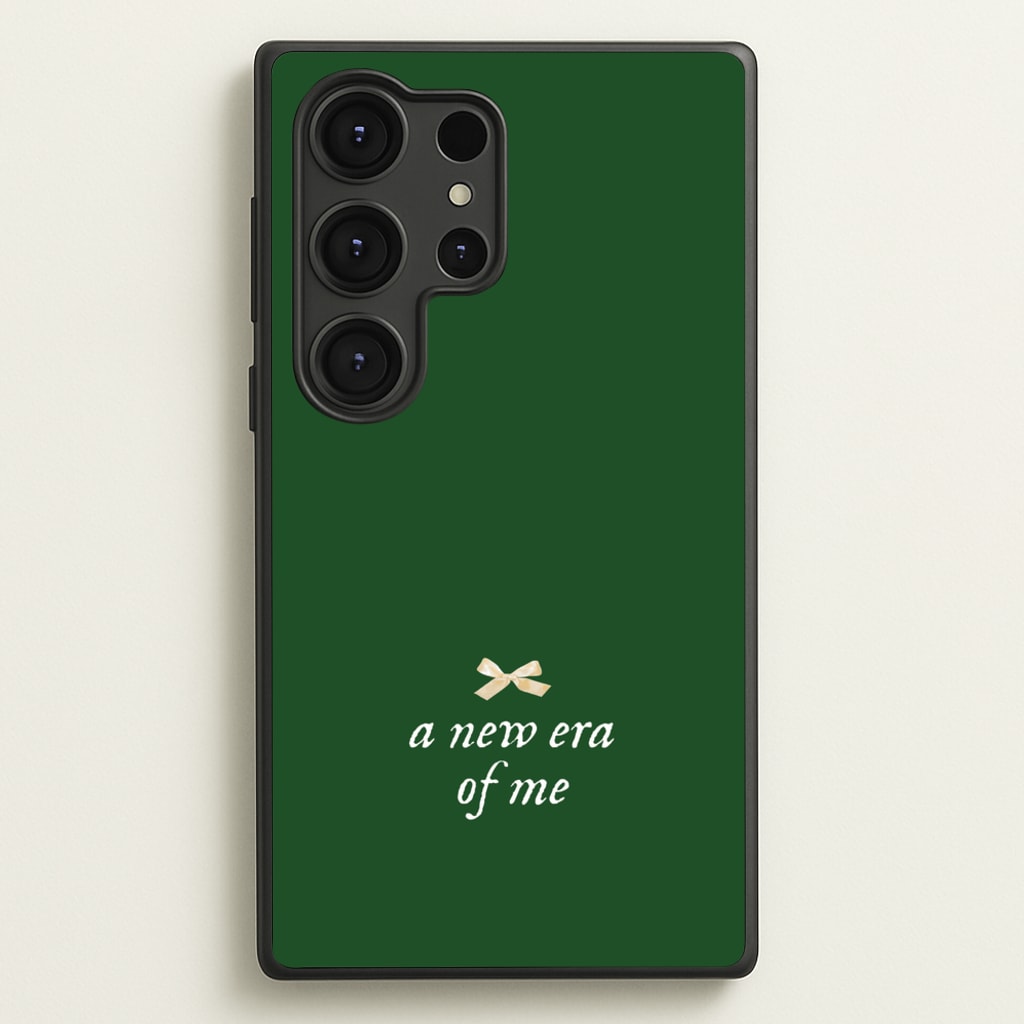 Coquette A New Era Of Me Green - Clean Girl Aesthetic Phone Case for Galaxy S25 Ultra
