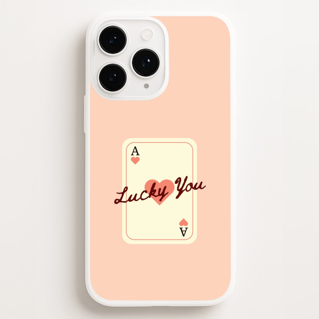 Lucky You Card - Clean Girl Aesthetic Phone Case for iPhone 11 Pro Max