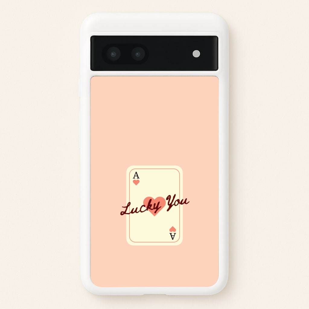 Lucky You Card - Clean Girl Aesthetic Phone Case for Google Pixel 6a