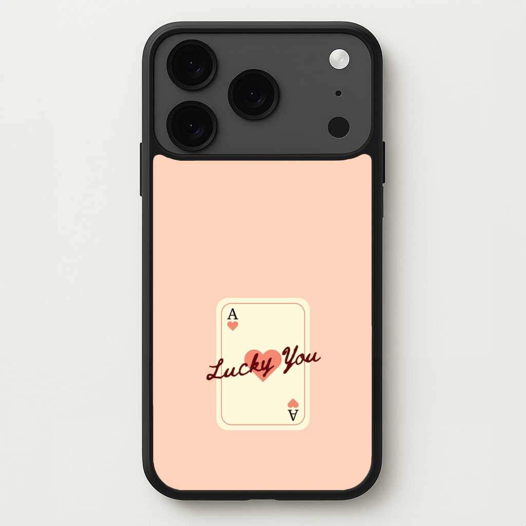 Lucky You Card Phone Case for iPhone 17 Pro