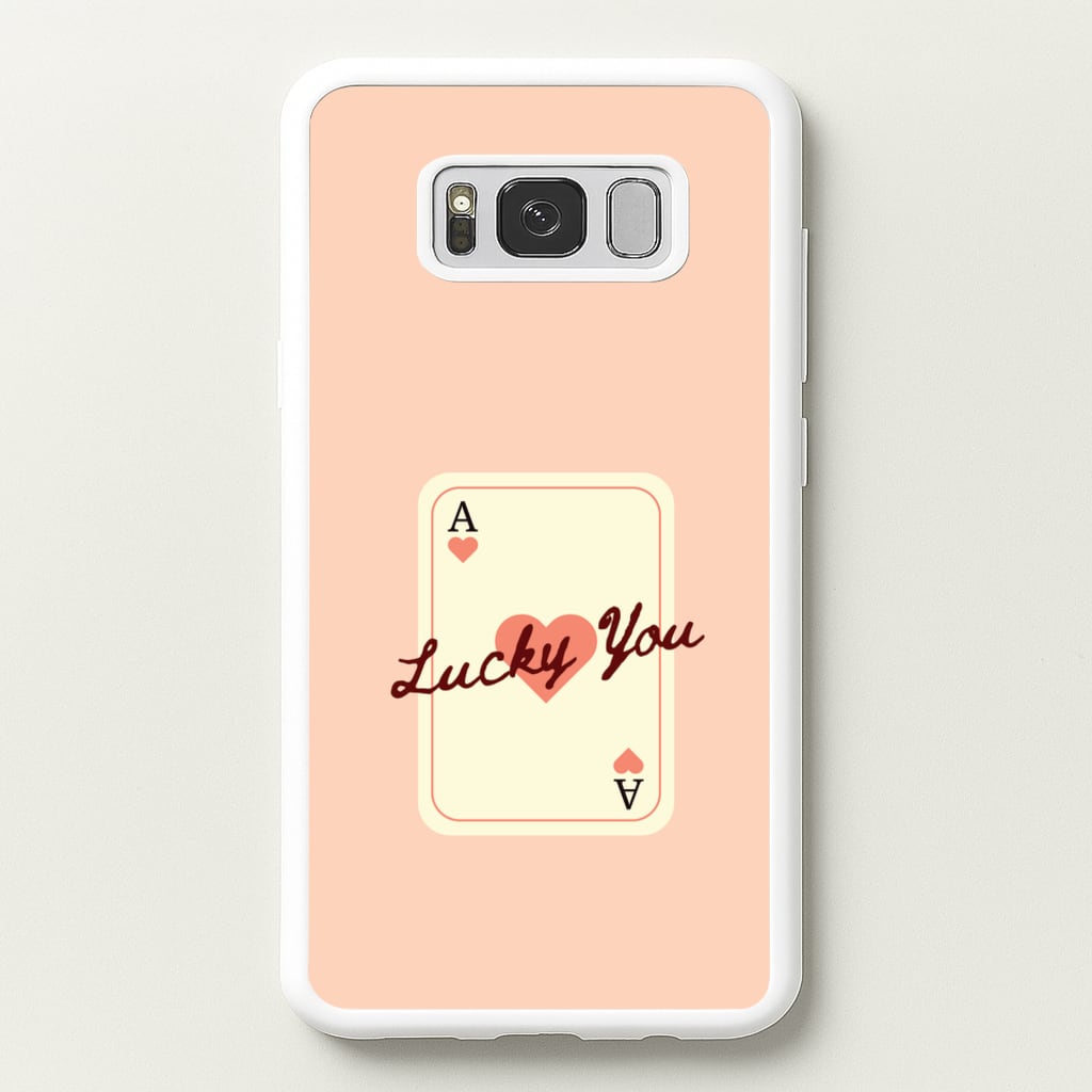 Lucky You Card - Clean Girl Aesthetic Phone Case for Galaxy S8 Plus