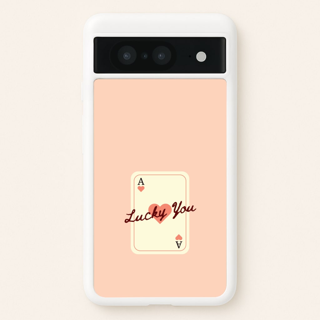 Lucky You Card - Clean Girl Aesthetic Phone Case for Google Pixel 8