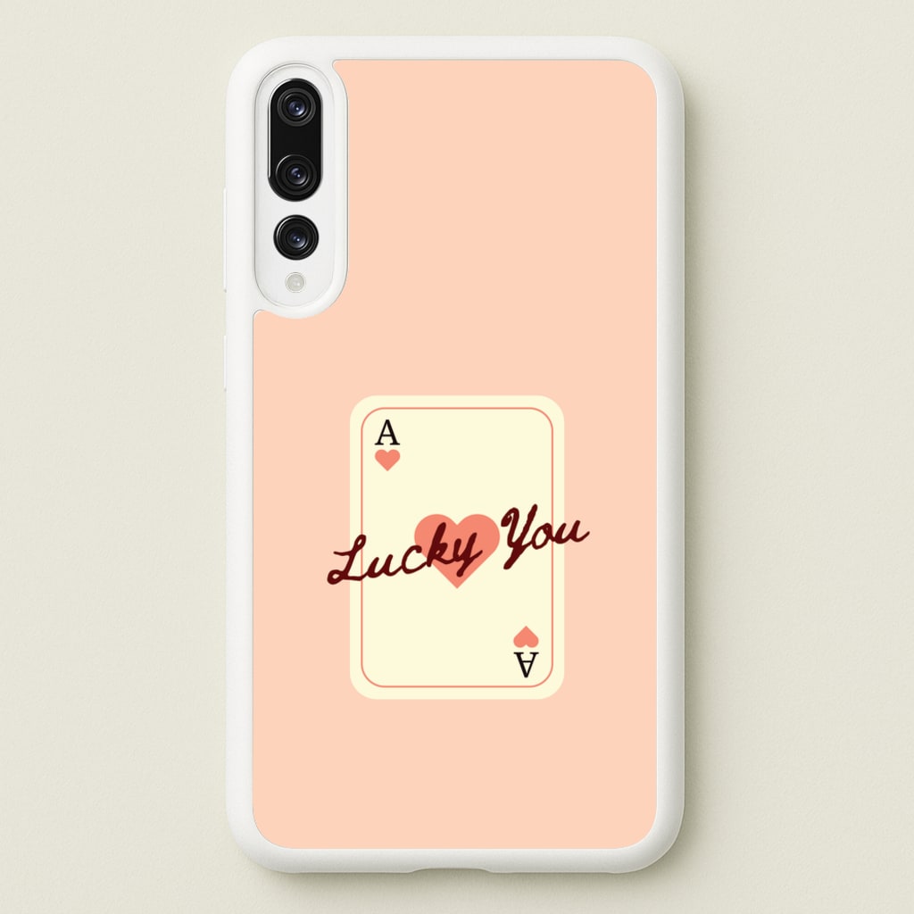 Lucky You Card - Clean Girl Aesthetic Phone Case for Huawei P20 Pro