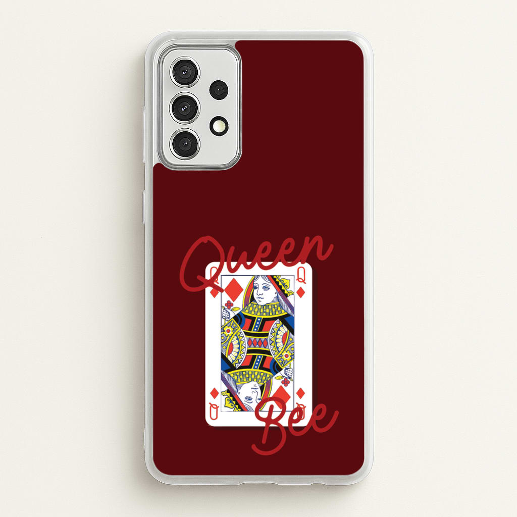 Queen Bee Playing Card - Clean Girl Aesthetic Phone Case for Galaxy A52 / A52s