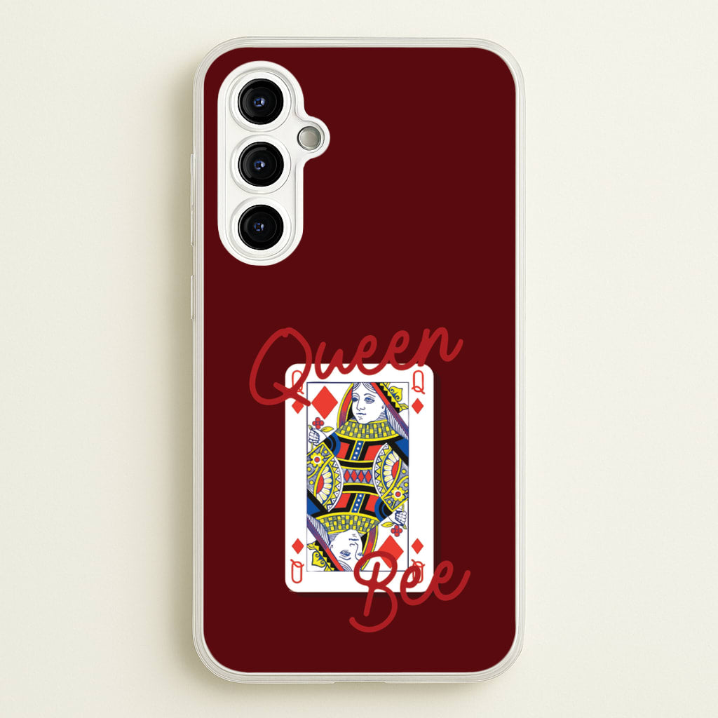 Queen Bee Playing Card - Clean Girl Aesthetic Phone Case for Galaxy A54