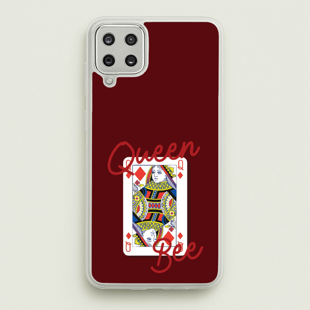 Queen Bee Playing Card - Clean Girl Aesthetic Phone Case for Galaxy A12
