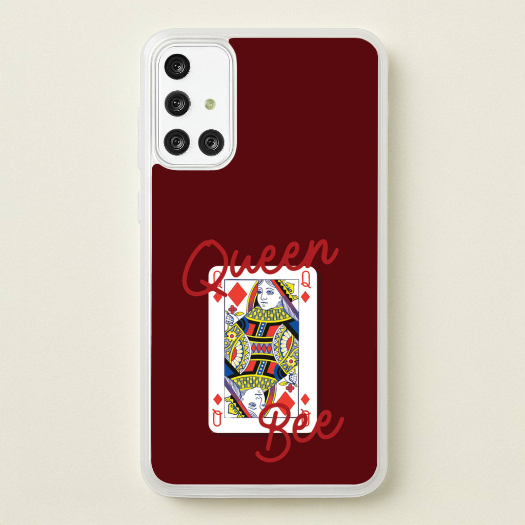 Queen Bee Playing Card - Clean Girl Aesthetic Phone Case for Galaxy A71