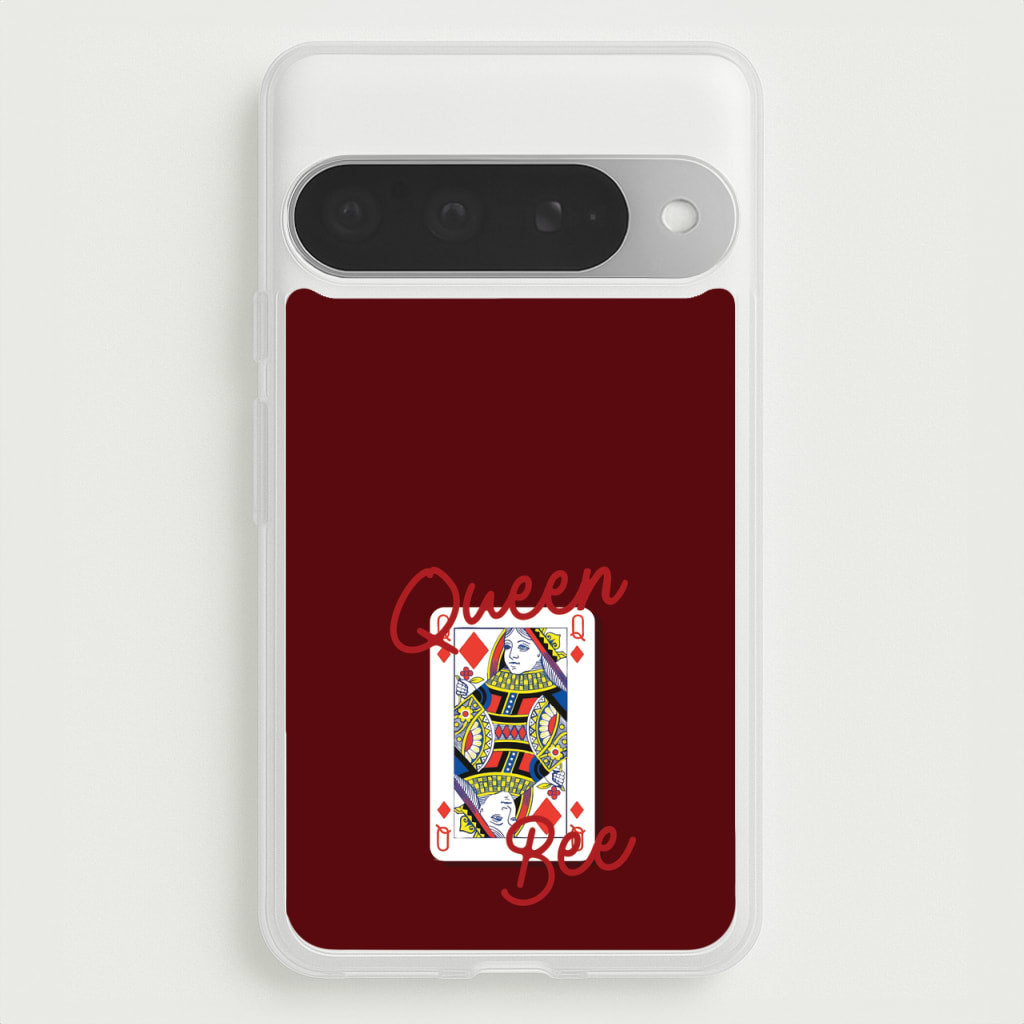 Queen Bee Playing Card Phone Case for Google Pixel 10 Pro XL