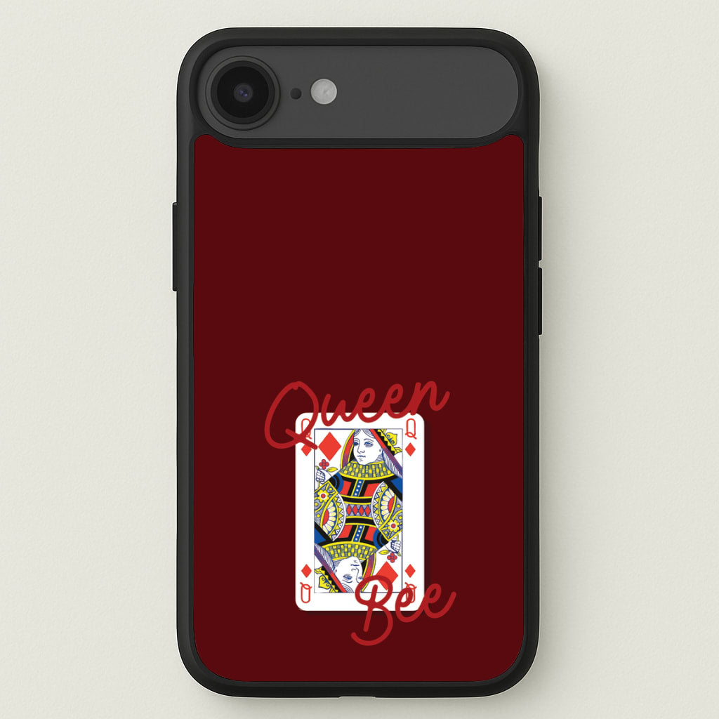 Queen Bee Playing Card Phone Case for iPhone 17 Air