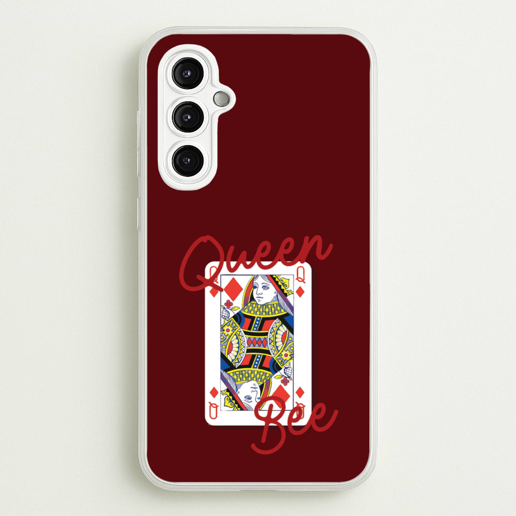 Queen Bee Playing Card - Clean Girl Aesthetic Phone Case for Galaxy A14