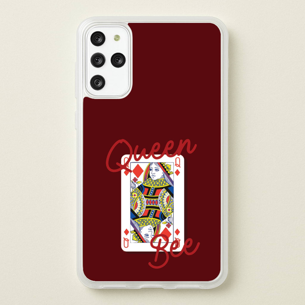 Queen Bee Playing Card - Clean Girl Aesthetic Phone Case for Galaxy S20 Plus