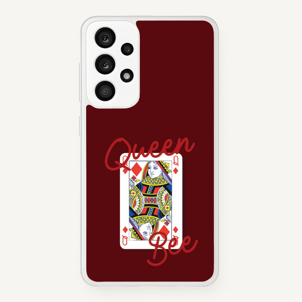 Queen Bee Playing Card - Clean Girl Aesthetic Phone Case for Galaxy A53