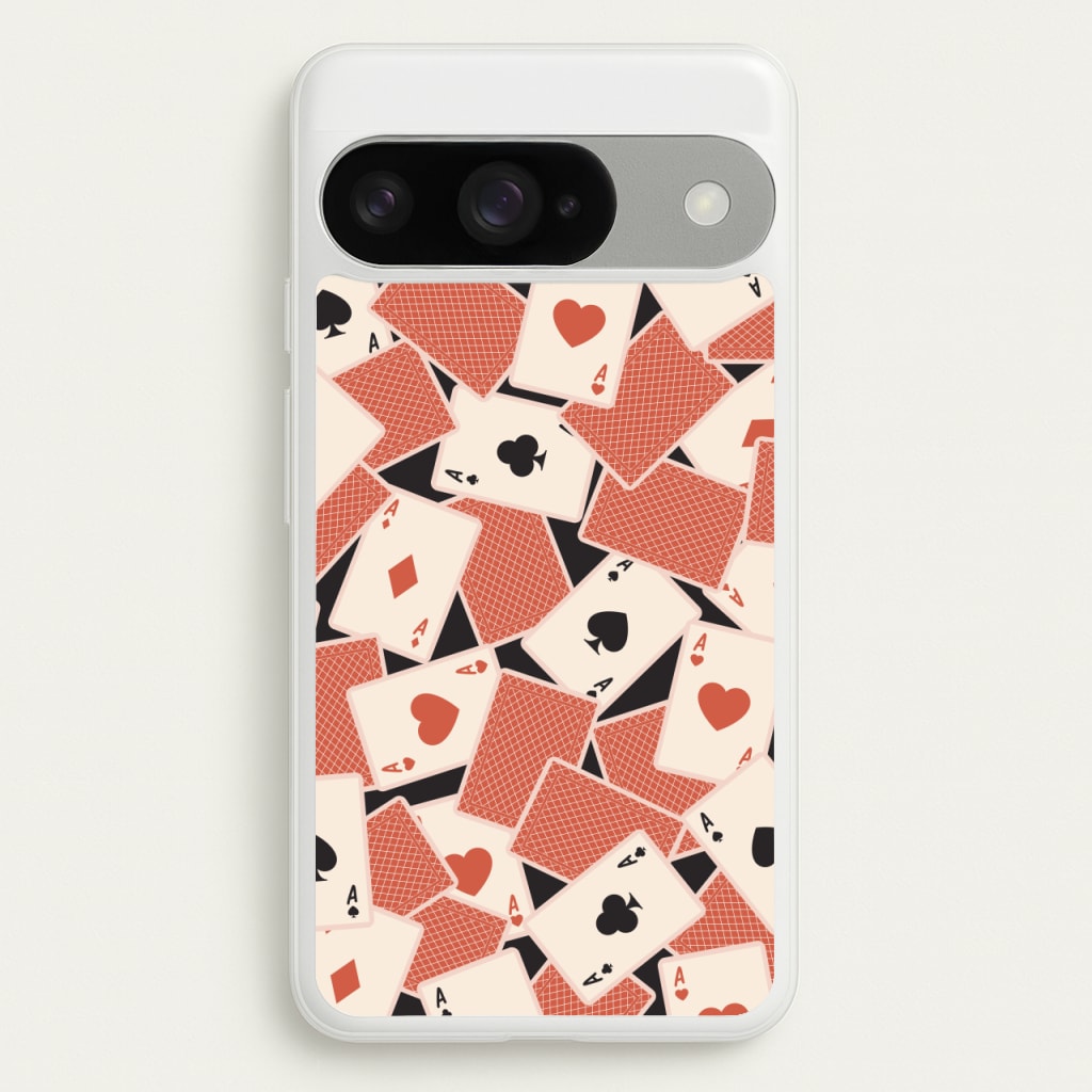 Playing Cards Collage Pattern Phone Case for Google Pixel 10 / 10 Pro