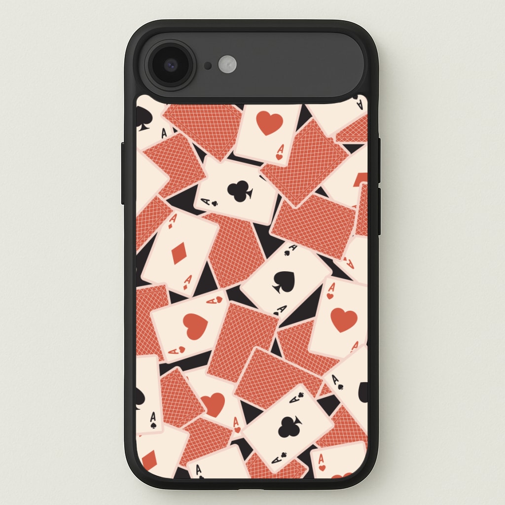 Playing Cards Collage Pattern Phone Case for iPhone 17 Air