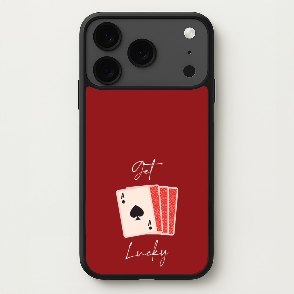 Get Lucky Set Of Cards Phone Case for iPhone 17 Pro