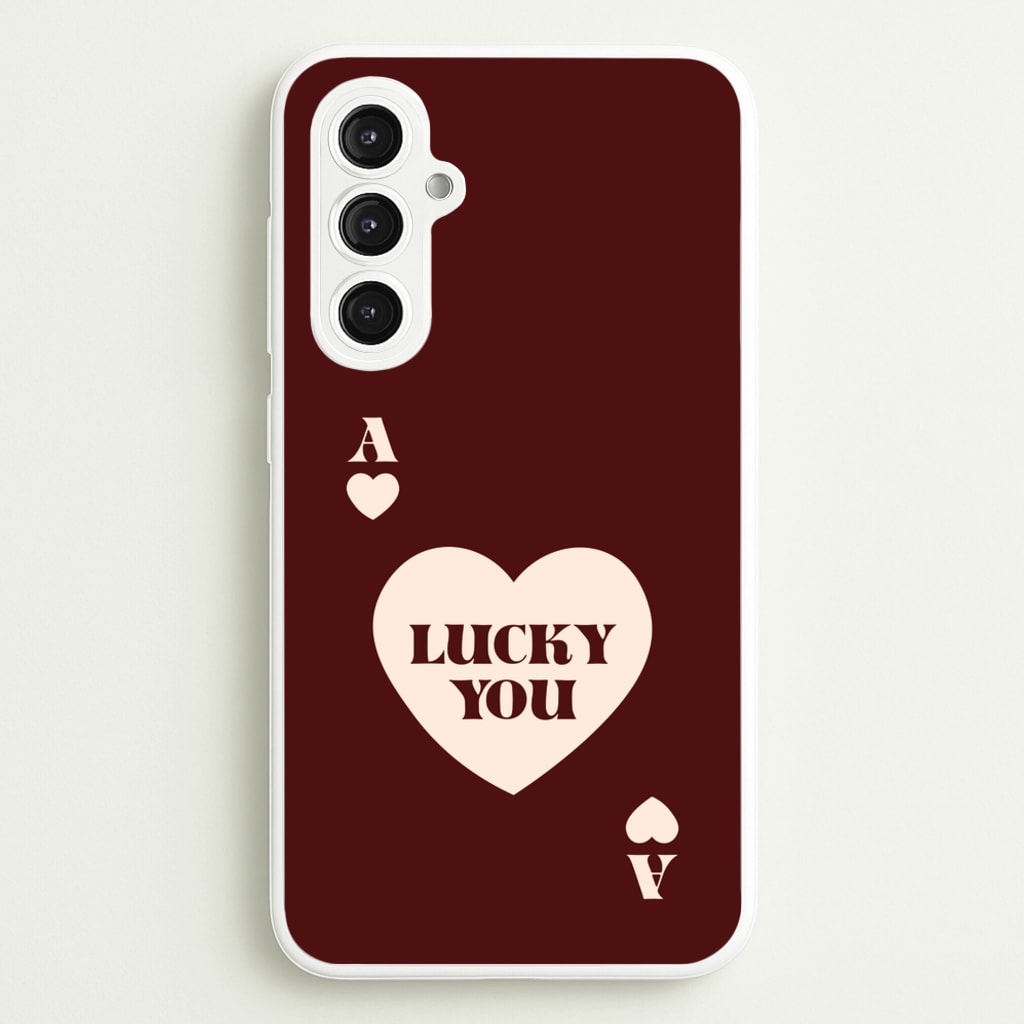 Ace Of Hearts Lucky You - Clean Girl Aesthetic Phone Case for Galaxy S23FE
