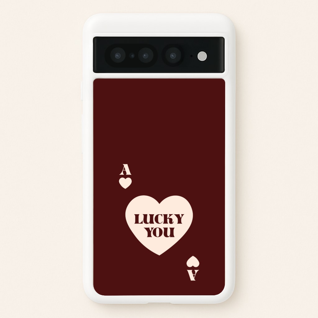 Ace Of Hearts Lucky You - Clean Girl Aesthetic Phone Case for Google Pixel 7 Pro
