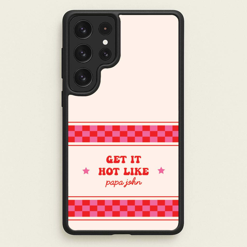 Get It Hot Like Papa John - Chappell - Chappell Roan Phone Case for Galaxy S22 Ultra