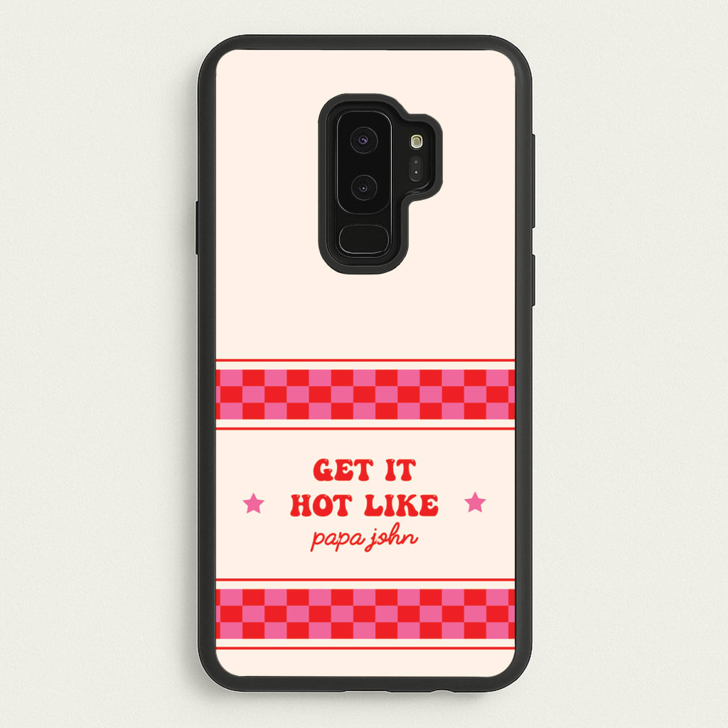 Get It Hot Like Papa John - Chappell - Chappell Roan Phone Case for Galaxy S9 Plus