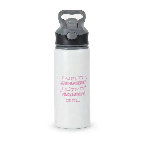 Super Graphic Ultra Modern Girl - Chappell Active Water Bottle - Black