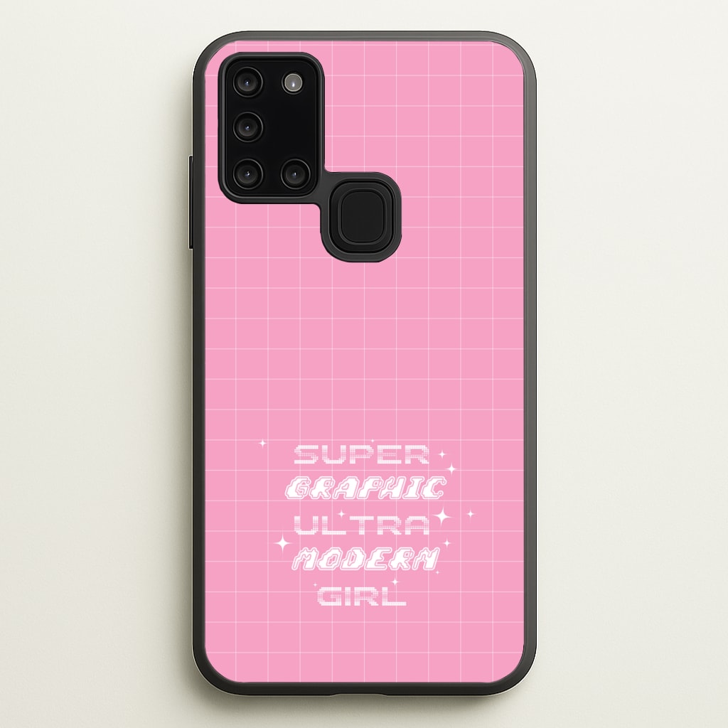 Super Graphic Ultra Modern Girl - Chappell - Chappell Roan Phone Case for Galaxy A21s