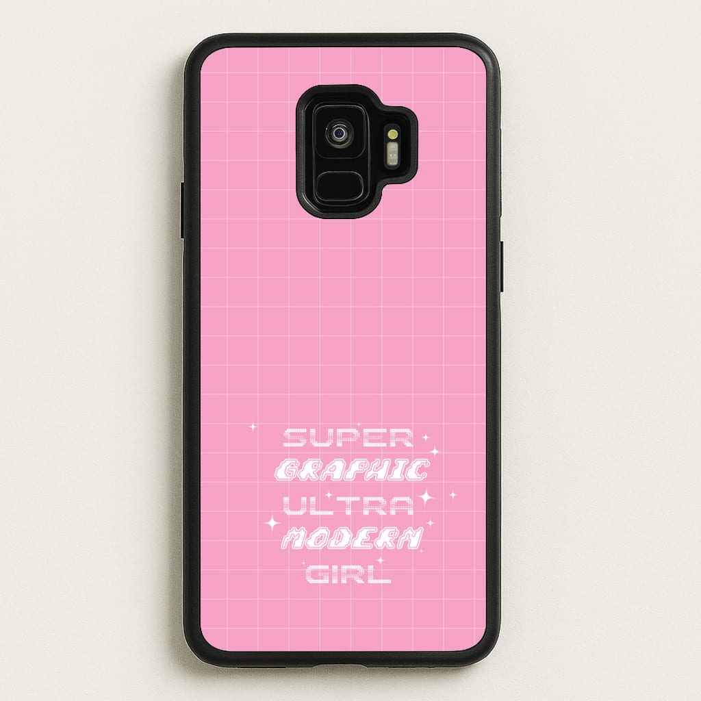 Super Graphic Ultra Modern Girl - Chappell - Chappell Roan Phone Case for Galaxy S9