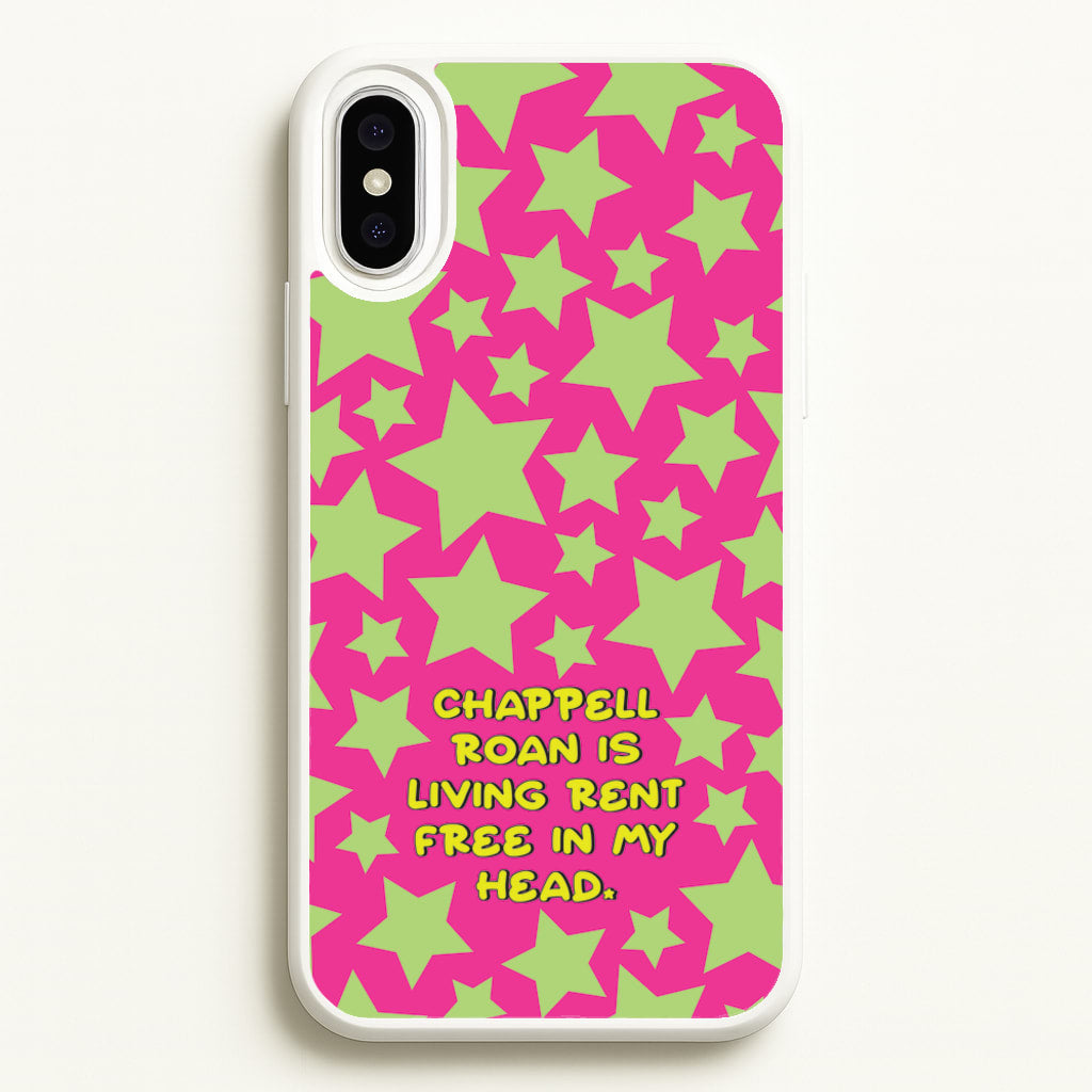 Chappell Rent Free In My Head - Chappell Roan Phone Case for iPhone XS Max
