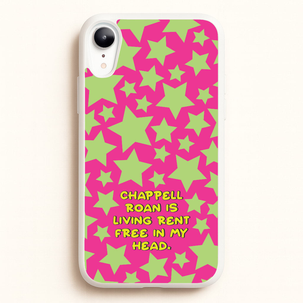 Chappell Rent Free In My Head - Chappell Roan Phone Case for iPhone XR