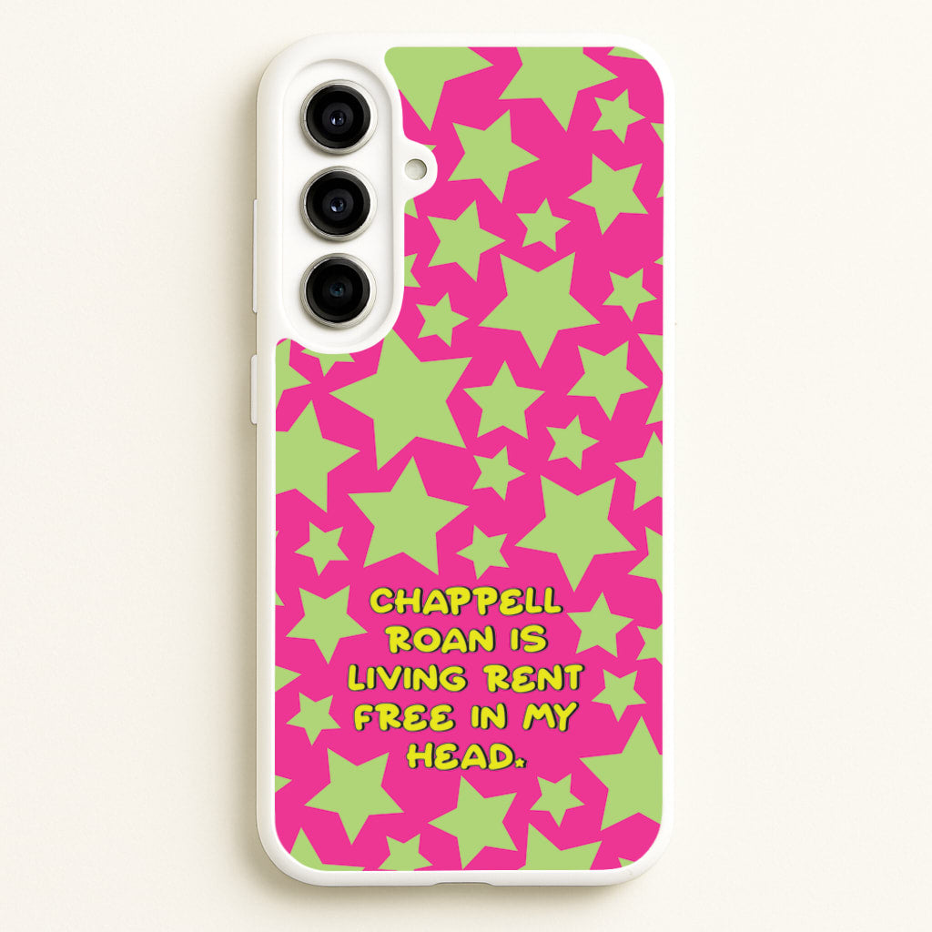 Chappell Rent Free In My Head - Chappell Roan Phone Case for Galaxy A56