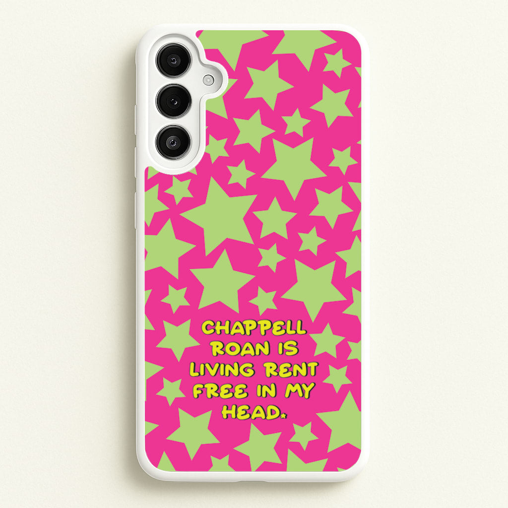 Chappell Rent Free In My Head - Chappell Roan Phone Case for Galaxy A34